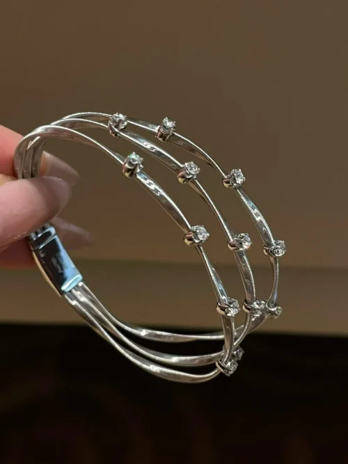 Velriza_Aria_Wire_Cuff_Bracelet_Silver Velriza Aria Wire Cuff Bracelet Silver
