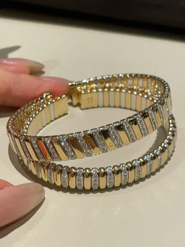 Velriza Aurora Diamond Bangle Duo Alt