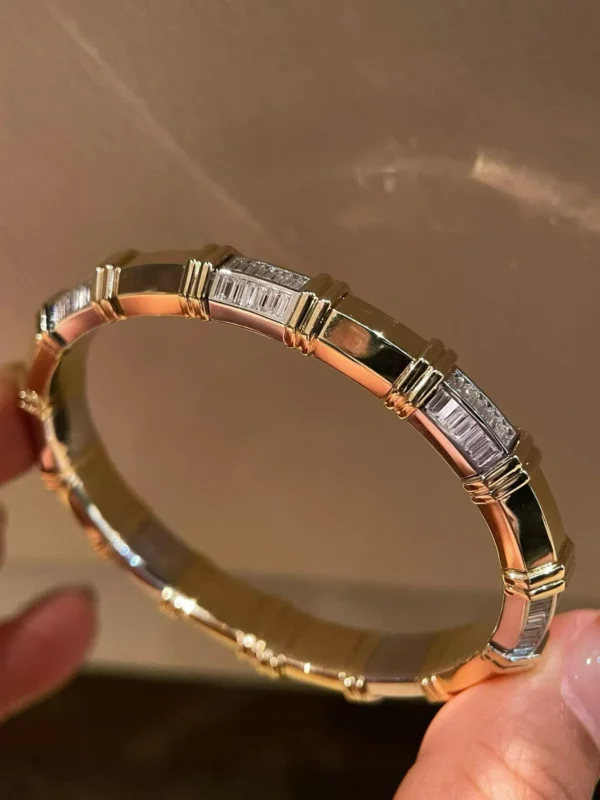 Velriza Bamboo Noir Baguette Bangle