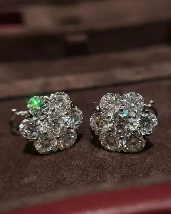 Velriza Blossom Cluster Stud Earrings