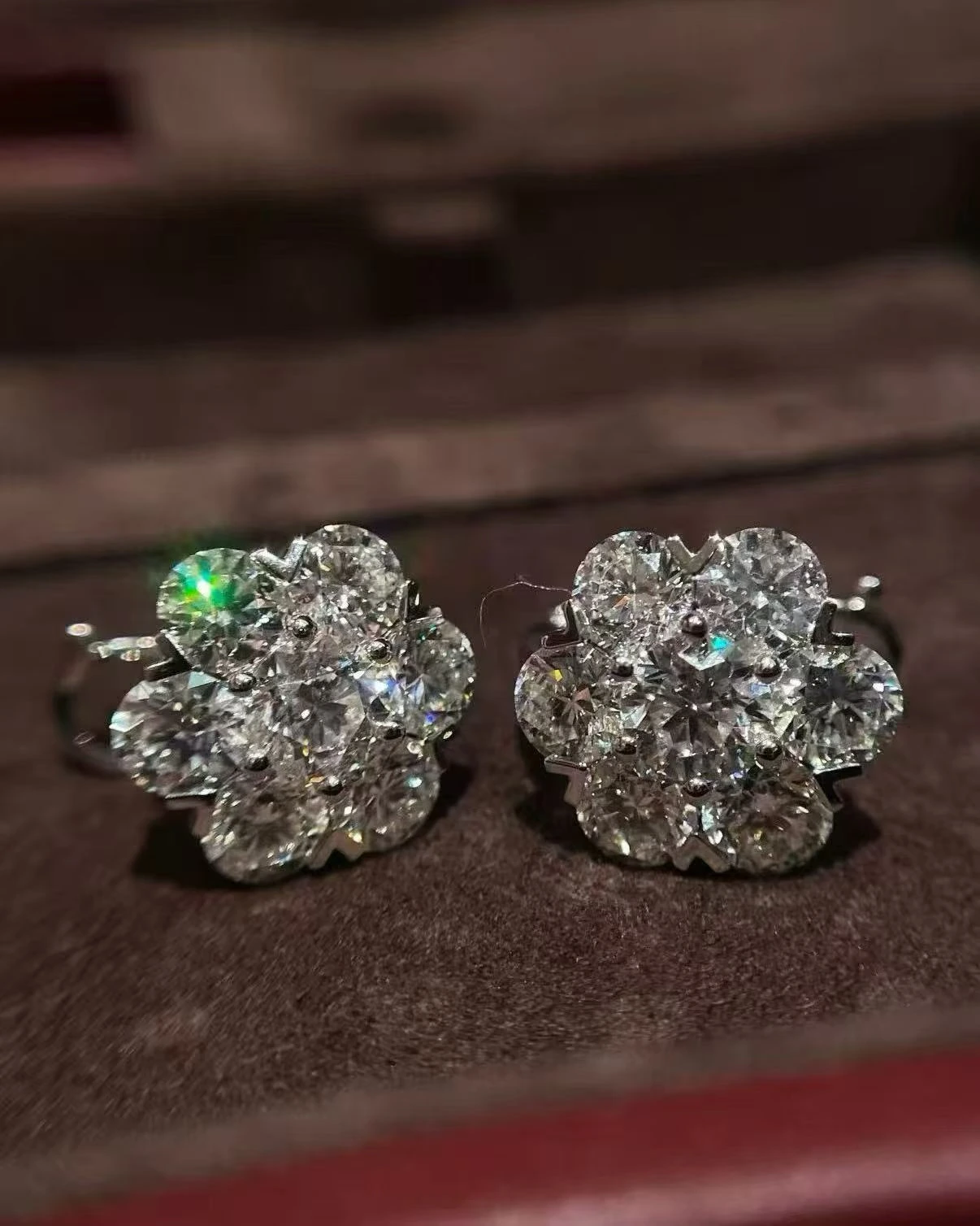 Velriza Blossom Cluster Stud Earrings
