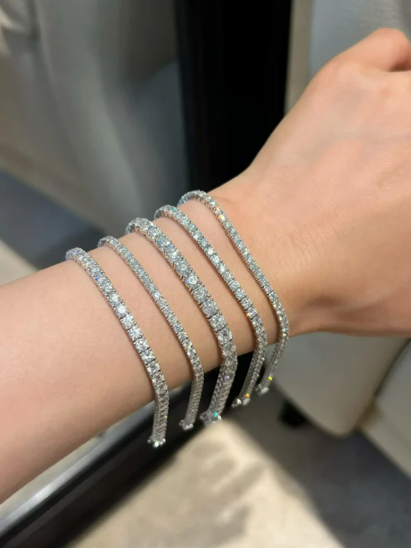 Velriza Classic Tennis Bracelet Stack