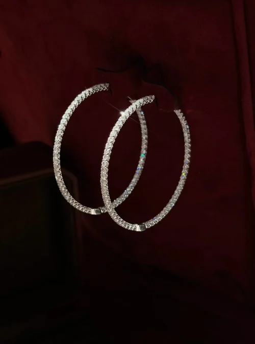 Velriza_Lumiere_Diamond_Hoop_Earrings Velriza Lumiere Diamond Hoop Earrings