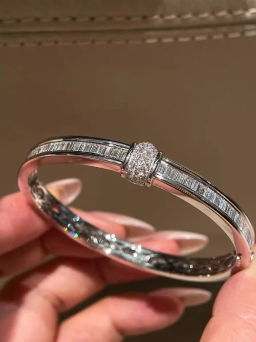 Velriza_Platinum_Lineage_Baguette_Bangle Velriza Platinum Lineage Baguette Bangle